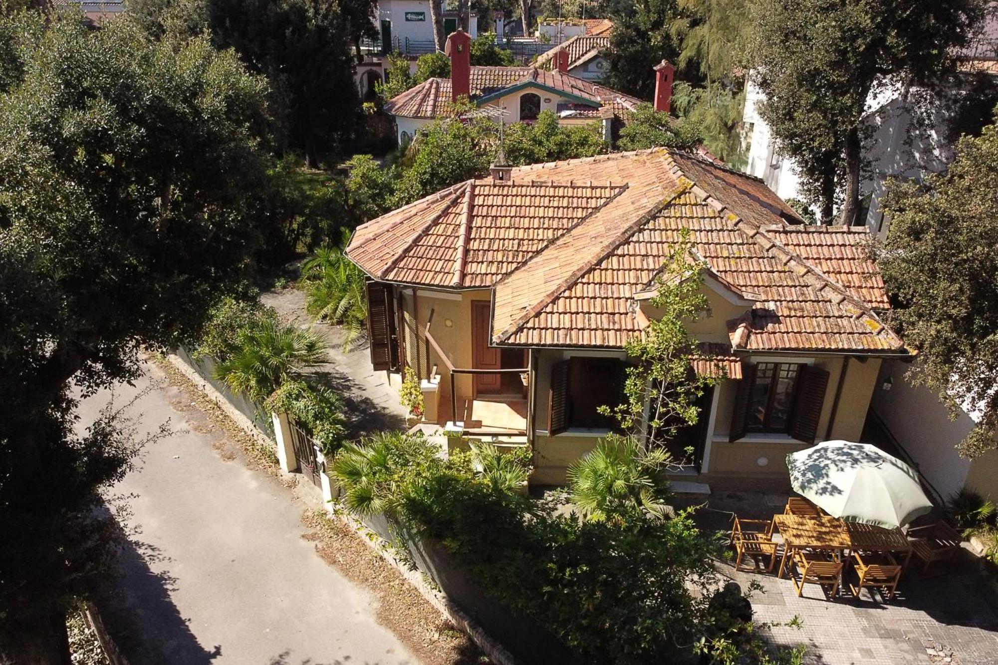 Exclusive Charming Villa - Free Parking 400 Mq Garden - Rome Airport - Roseto Villa Dream Fregenae Exteriör bild