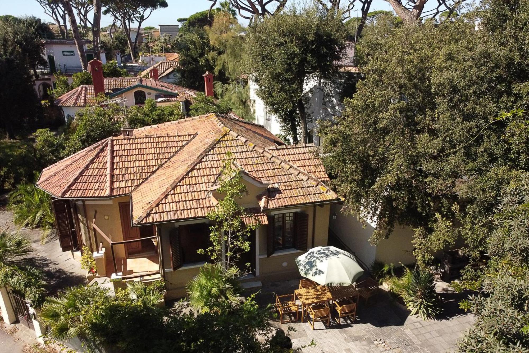 Exclusive Charming Villa - Free Parking 400 Mq Garden - Rome Airport - Roseto Villa Dream Fregenae Exteriör bild